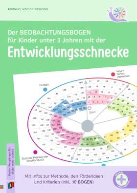 Der Beobachtungsbogen für Kinder unter 3 Jahren mit der Entwicklungsschnecke. Infos zu Methode, Förderideen und Kriterien (inkl. 10 Bogen) - aktualisierte, überarbeitete Ausgabe