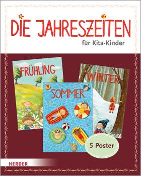 Die Jahreszeiten für Kita-Kinder. 5 Poster 