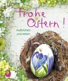 Frohe Ostern. Aufblühen und leben