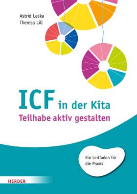 Titelseite ICF in der Kita. Teilhabe aktiv gestalten. Ein Leitfaden für die Praxis