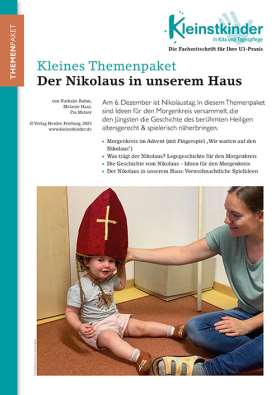 Kleinstkinder T14/2023. Der Nikolaus in unserem Haus