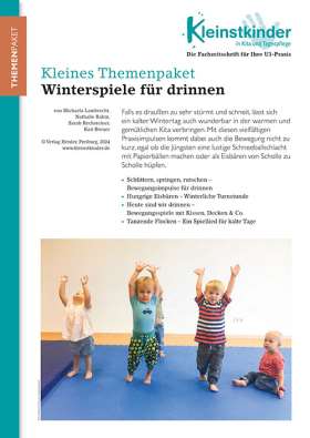 Kleinstkinder T21/2024. Winterspiele für drinnen