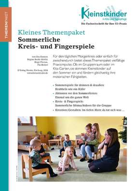 Kleinstkinder T30/2024. Sommerliche Kreis- und Fingerspiele