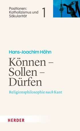 Titelseite Können - Sollen - Dürfen. Religionsphilosophie nach Kant