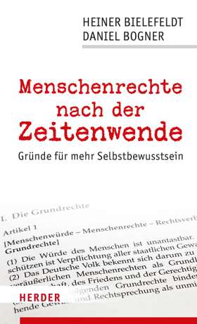 Titelseite Menschenrechte nach der Zeitenwende. Gründe für mehr Selbstbewusstsein