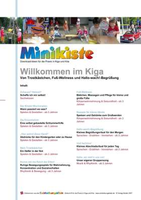 Minikiste: Willkommen im Kindergarten