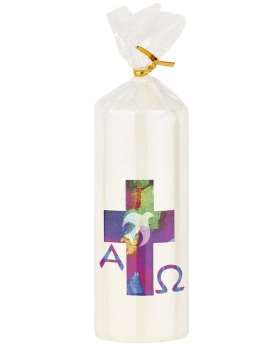 Osterkerze "Passion" Tischkerze 15 x 6 cm