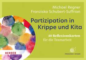 Titelseite Partizipation in Krippe und Kita. 40 Reflexionskarten für die Teamarbeit