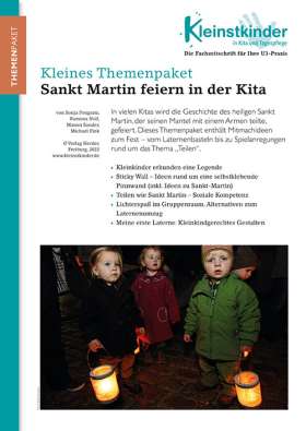 Sankt Martin feiern in der Kita