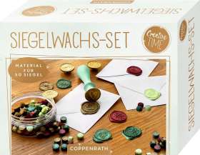 Siegelwachs-Set. Mit Material für 50 Siegel