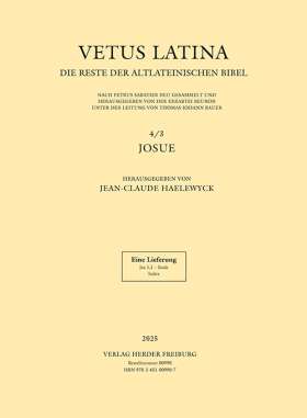 Vetus Latina - Josue. Jos 1,1 - Ende