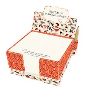 Zettelkästchen "Einfach schöne Worte" 300 inspirierende Notizzettel