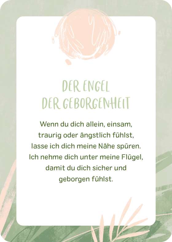 Beschützt und behütet. 25 Schutzengelkarten