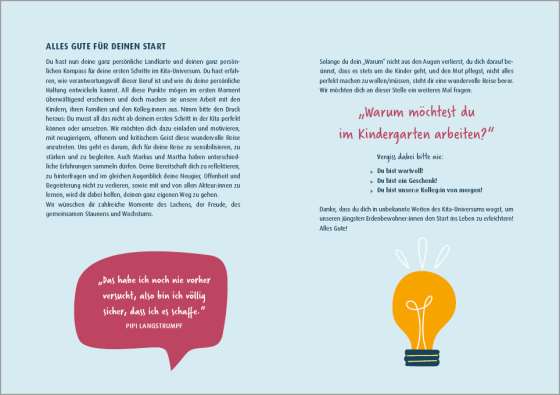 Der Kita-Kompass. Dein Begleiter für den Start in der Praxis