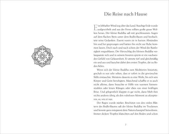 Der kleine Buddha auf der Reise nach Hause