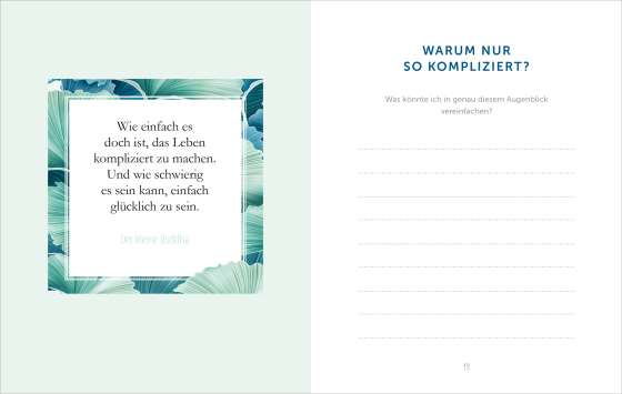 Der kleine Buddha: Dein Journal. Inspirationen und Weisheiten, die nach innen führen