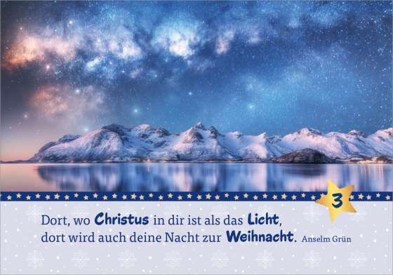 Hosentaschenadventskalender 2026 - mit Fotos. Mit Zitaten von Anselm Grün