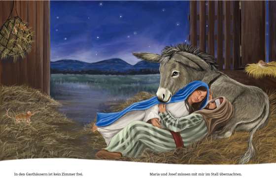 Ich bin der kleine Esel aus der Weihnachtsgeschichte (Pappbilderbuch)