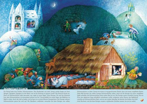 Meine wunderbare Märchenwelt Wimmelbuch (Pappbilderbuch). Die schönsten Märchen der Brüder Grimm