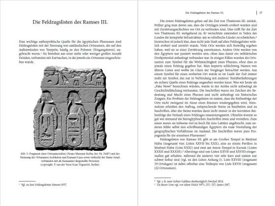 Ramses III. Seine Außenpolitik und die Entstehung Israels