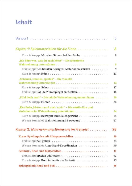 Sinne erleben in der Krippe. 0-3 Jahre