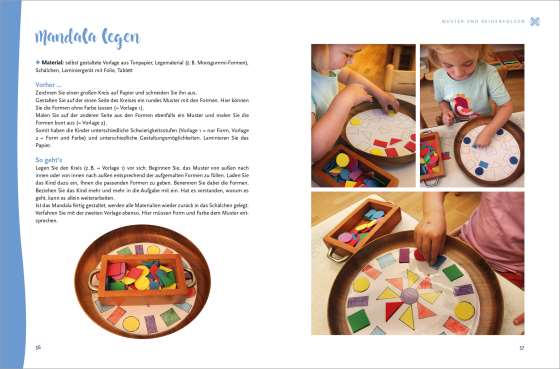 Spielen mit Aktionstabletts: Farben und Formen